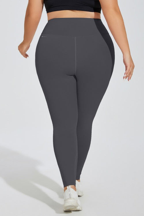 Plus Size Fleece High-Waisted Booty Leggings