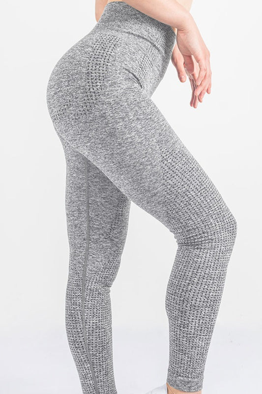 Seamless Quick-Dry Cut Out High-Waist Yoga Leggings
