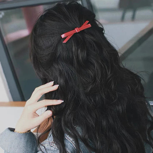 Acrylic Christmas Hair Accessory - Chic Plain Color Accessories-L