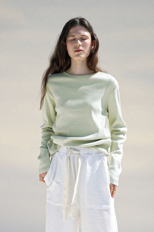 Classic Round Neck Knit Top