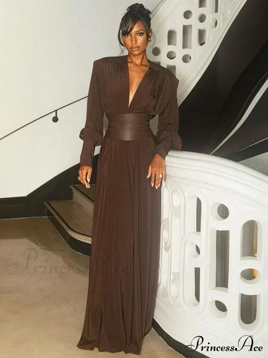 Aminari Elegant Maxi Dress