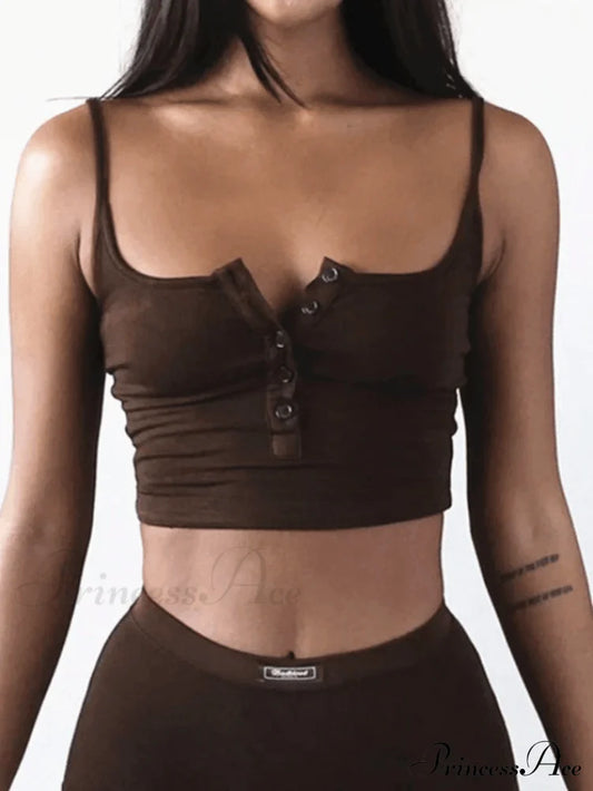 Button Front Graceful Corset Top