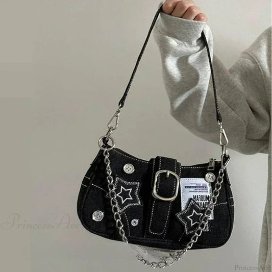 Canvas Stars Pattern Y2K Crossbody crossbody-250126