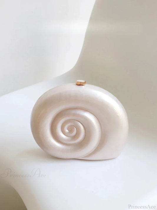 Chic Snail Shaped Acrylic Clutch Bag Evening Party Bag SHELL clutchbag-250126
