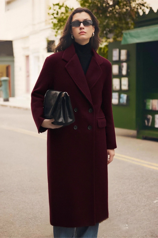 Wool Blend Loose Chic Slim Elegant Outerwear