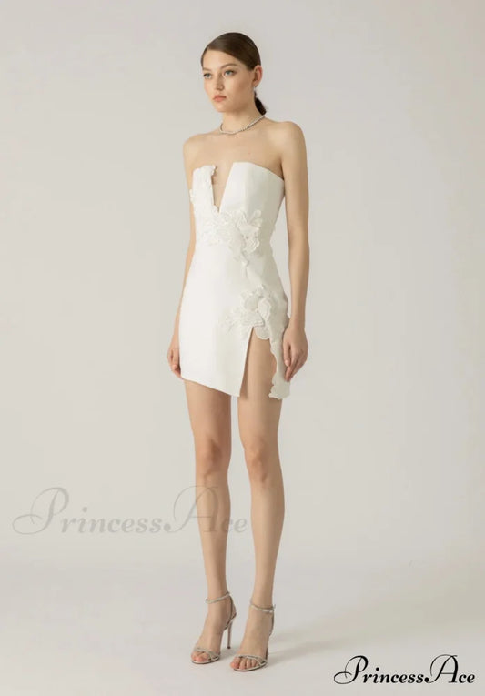 Fleur Elegant Mini Dress 8 Days / 00 Xxs White