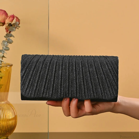 Small Bride Crystal Handbag Wristlet 1188black wristlet-250126