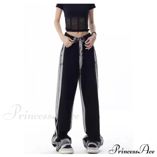 Vintage Harajuku Teenagers Y2K Aesthetic Clothing Autumn Baggy Jean