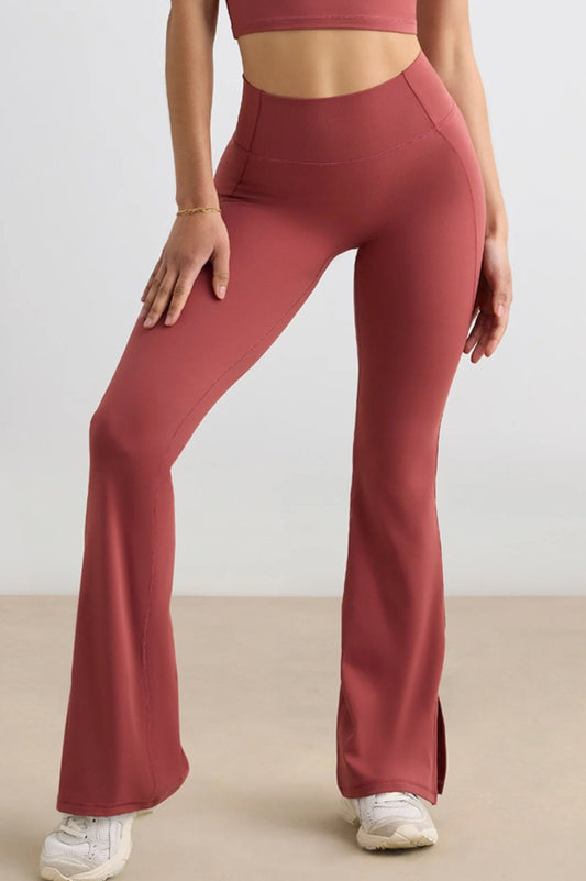 Booty Lifting Wide-Leg Flared Workout Leggings