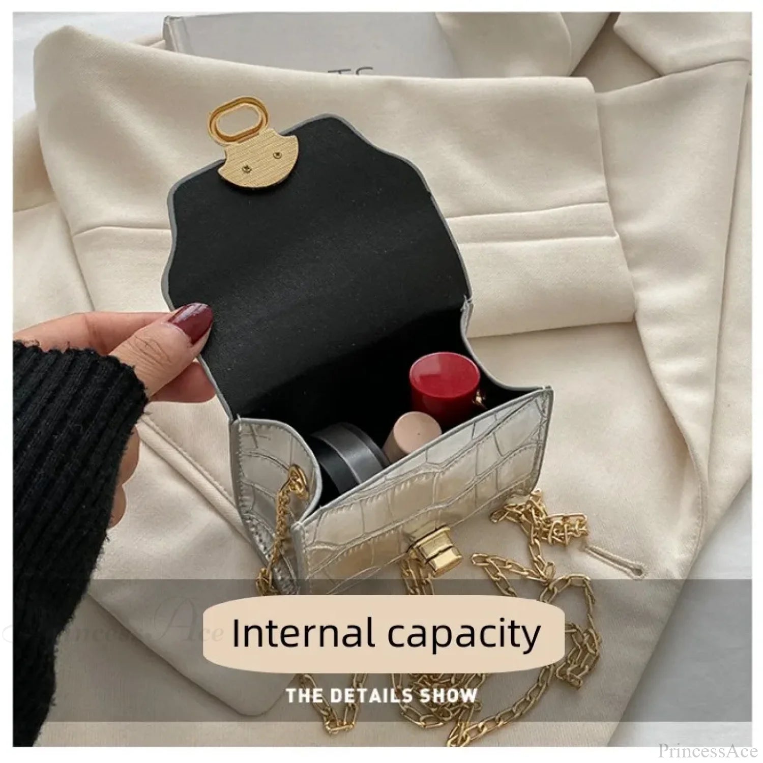 Bright Leather Mini Crossbody Bag crossbody-250126