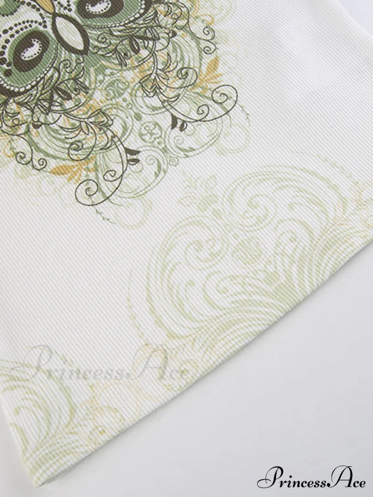 Butterfly Charm Graceful Silver Bandeau Top Tank Tops&Camis