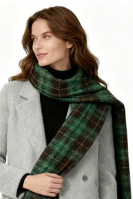 Checkered Warm Scarf