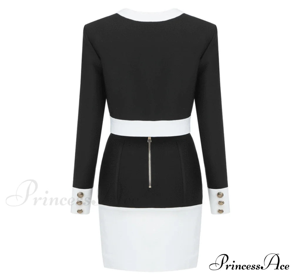 Chiara Elegant Set Black / L Dress