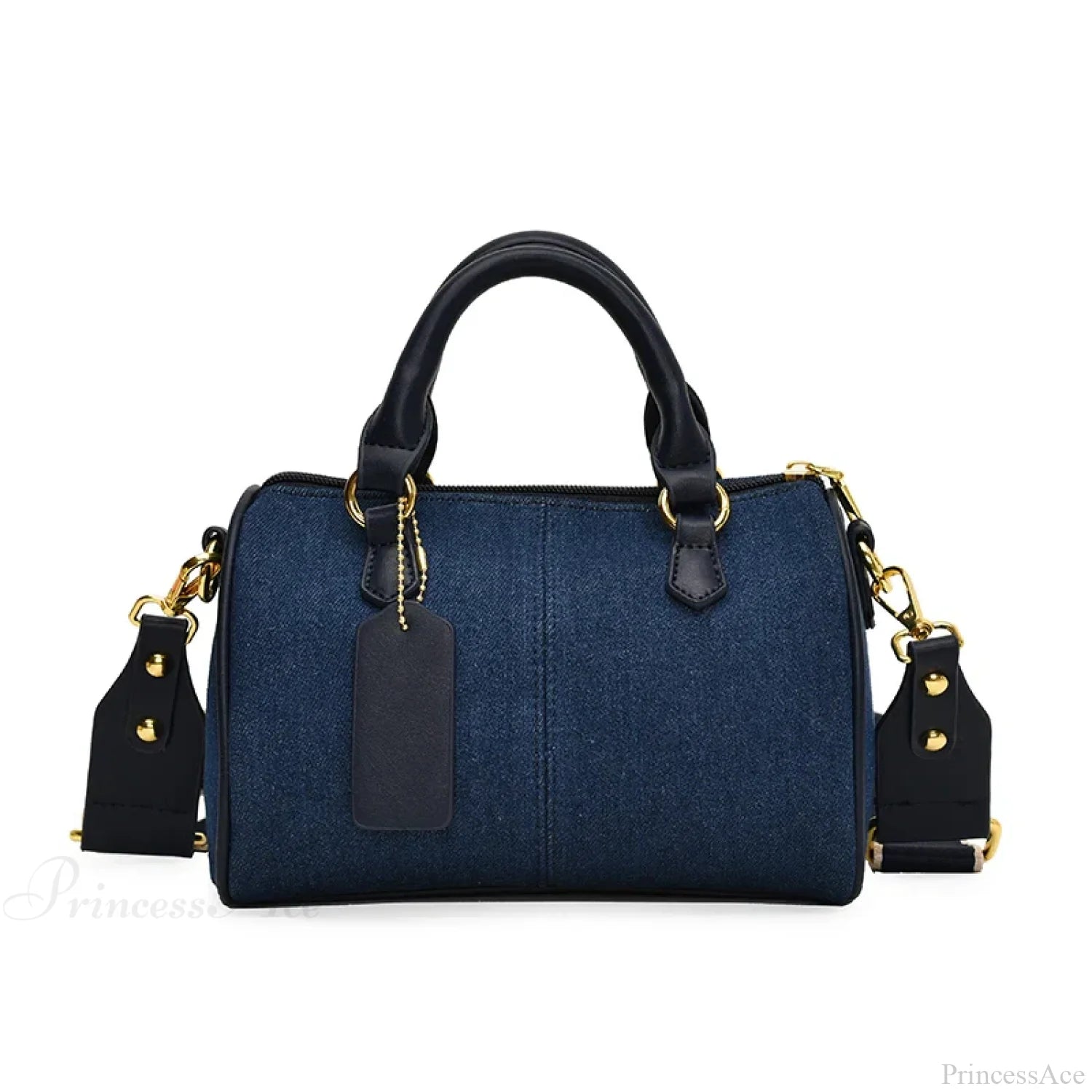 Colorblock Denim Mini Crossbody Handbag Blue / 20.5x14x6.5cm handbag-250126