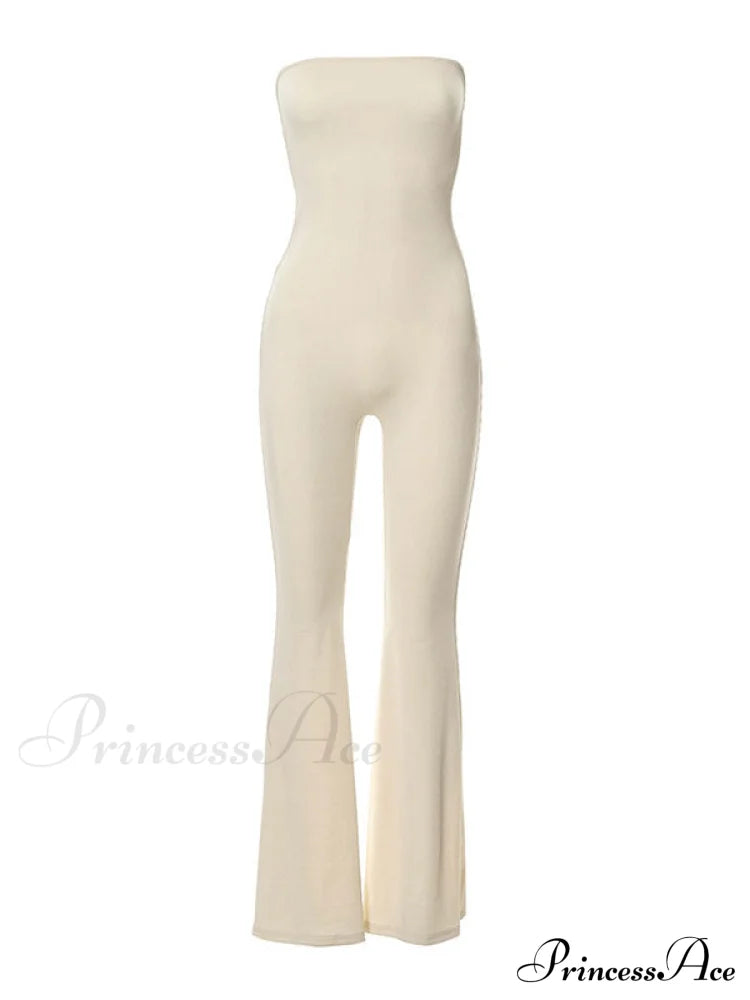 Cross Back Graceful Mesh Tank Top Jumpsuits