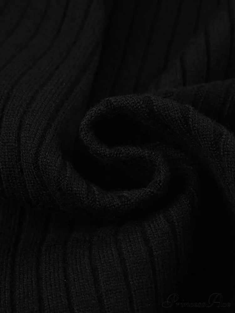 Cutout Criss Cross Trendy Ribbed Knit Crop Top Sweaters-L