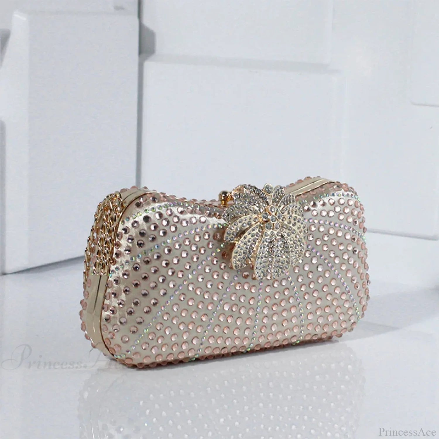 Elegant Crystal Shiny Evening Clutch Purse Wedding Bag clutchbag-250126