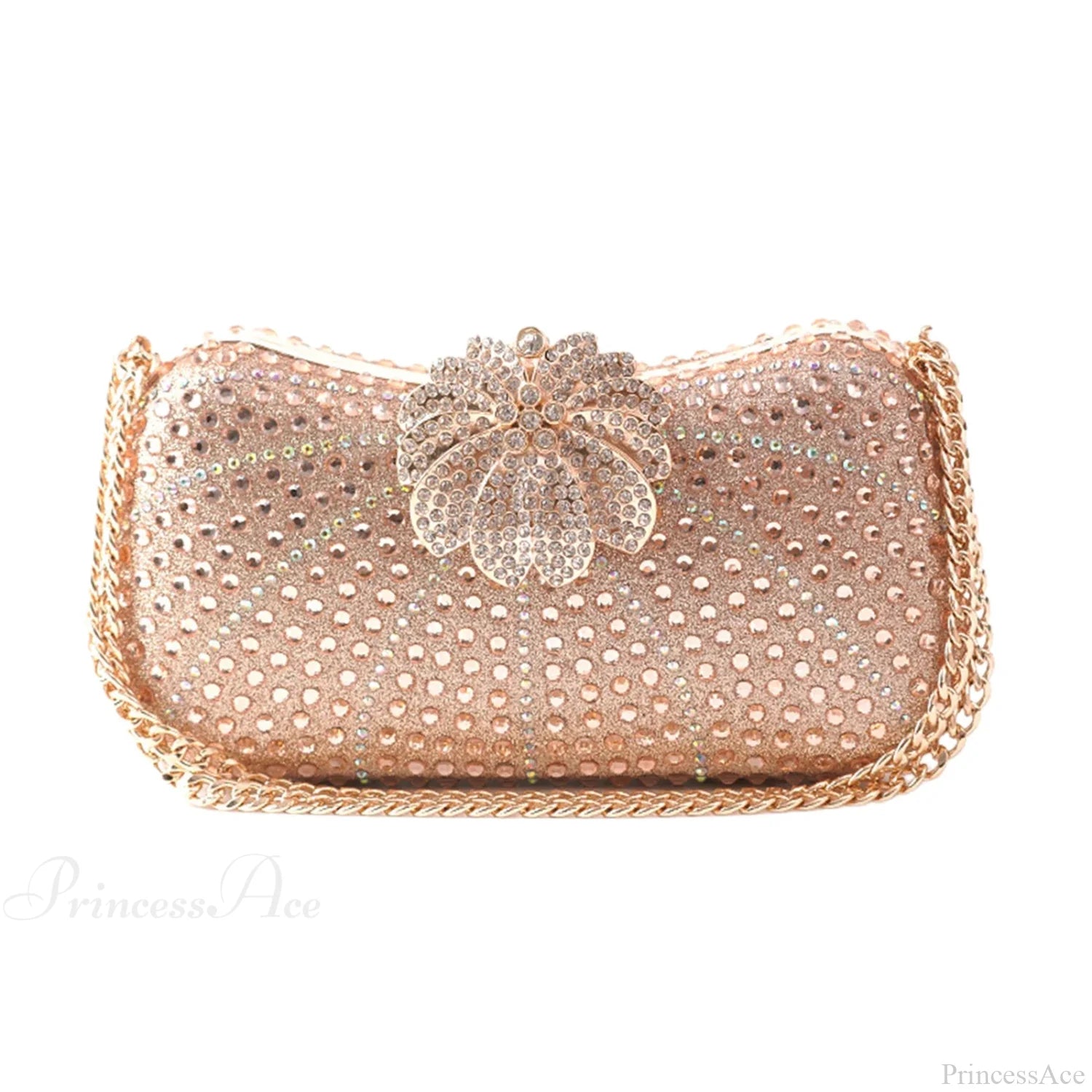 Elegant Crystal Shiny Evening Clutch Purse Wedding Bag color4 / 20x5x10cm clutchbag-250126