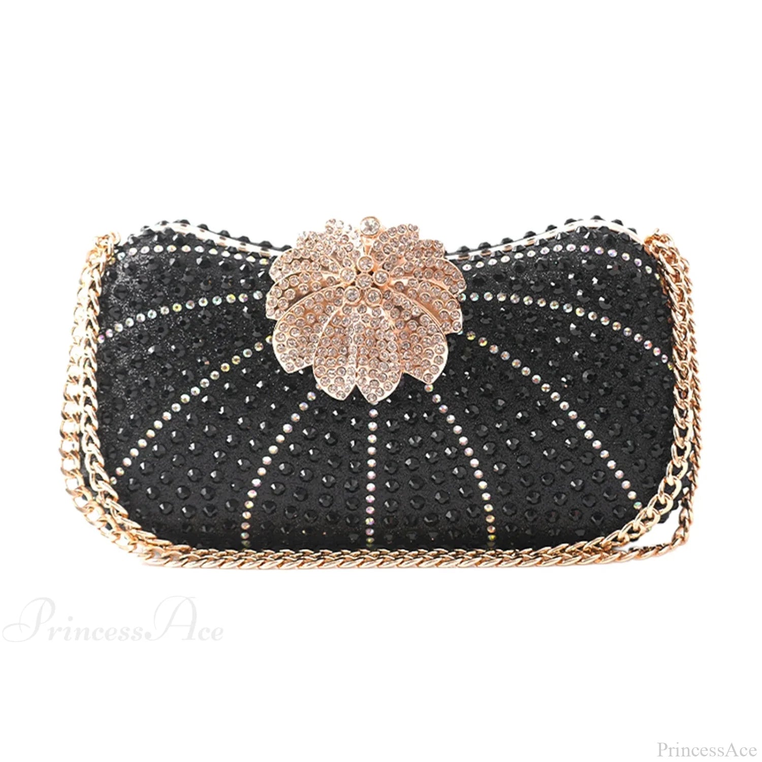 Elegant Crystal Shiny Evening Clutch Purse Wedding Bag color5 / 20x5x10cm clutchbag-250126
