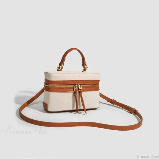 Fashion Box Canvas Shoulder Crossbody Bag shoulder-250126