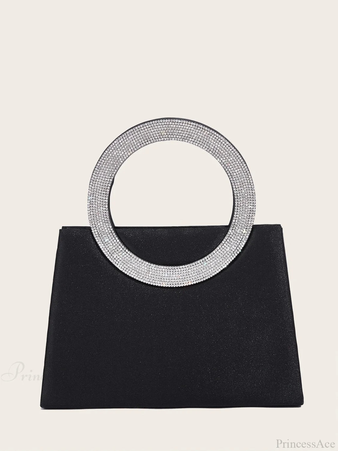 Fashion Elegant Luxury Clutch Evening Party Banquet Shoulder Bag BLACK clutchbag-250126