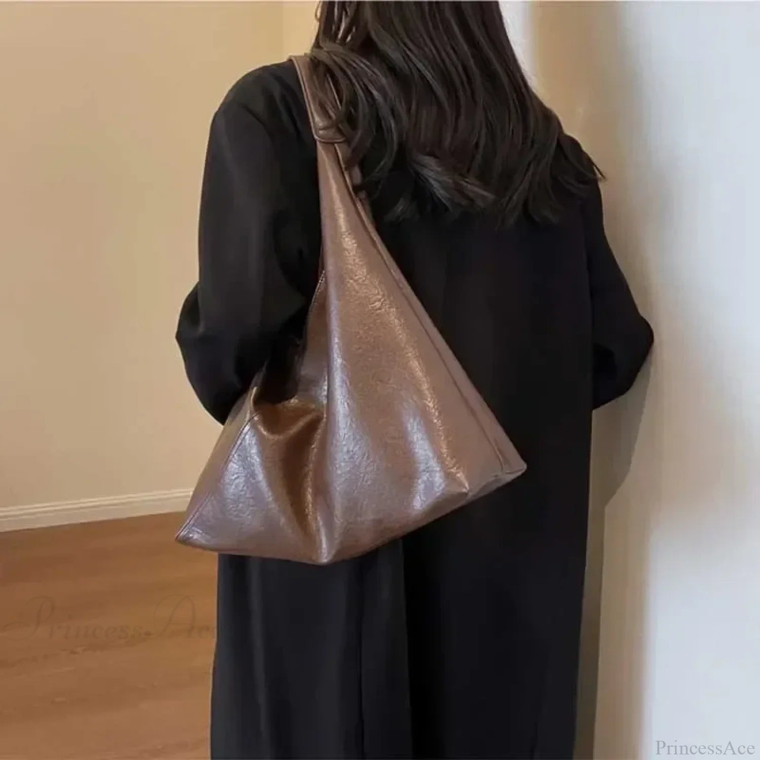 Fashion Leather Big Hobo Shoulder Bag shoulder-250126
