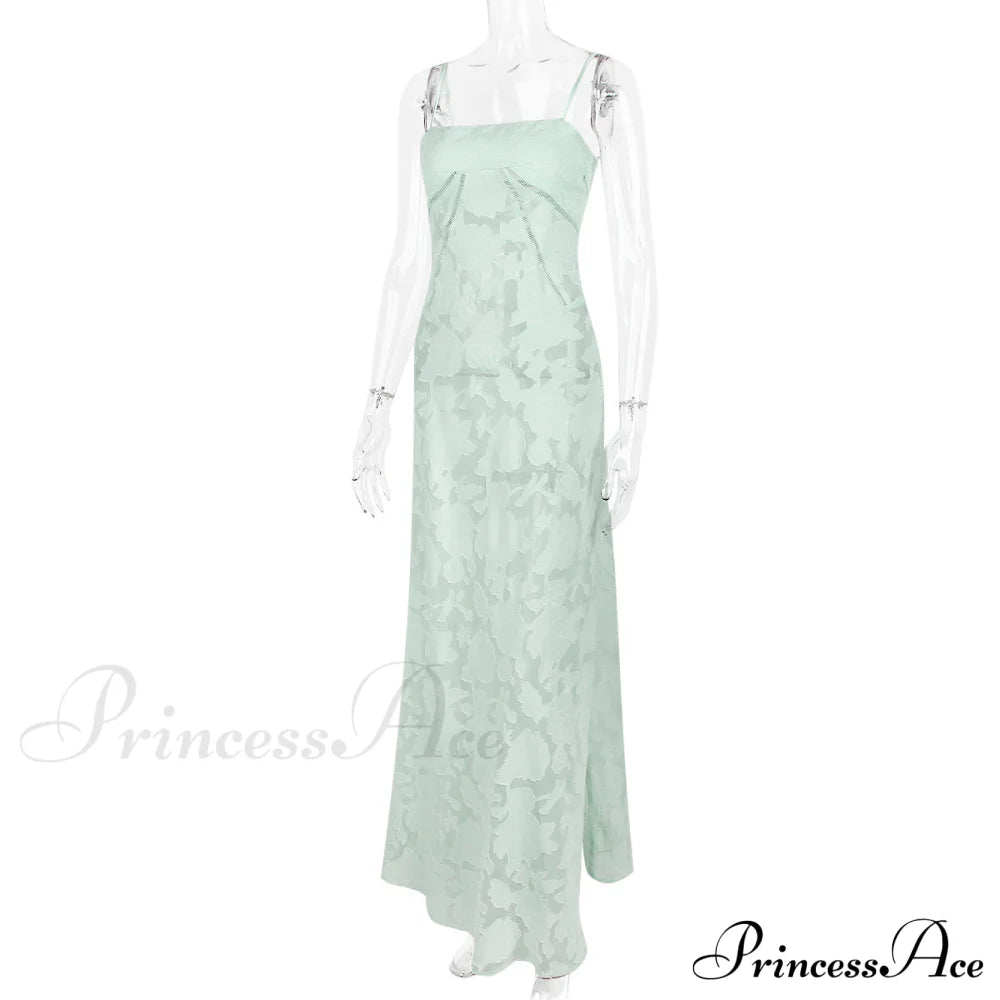 Floral Print Stylish Sheer Maxi Dress