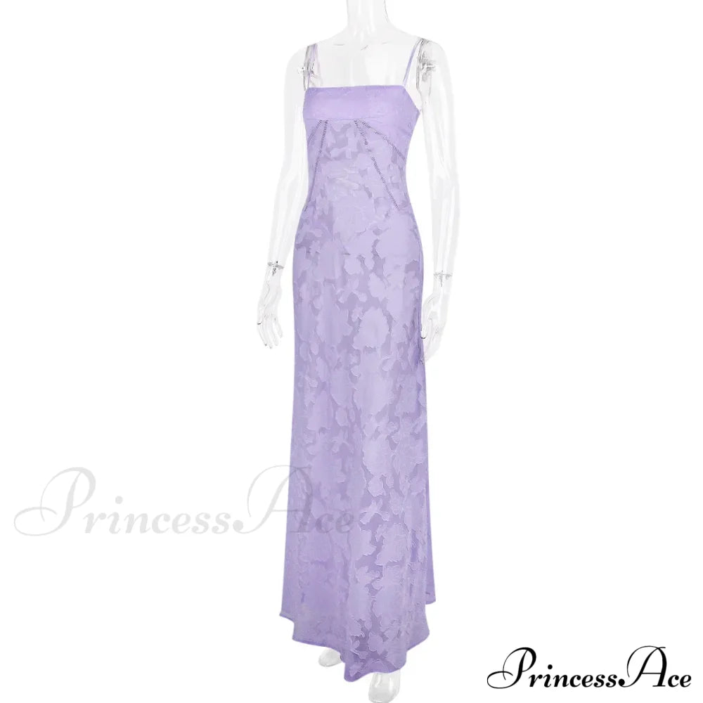 Floral Print Stylish Sheer Maxi Dress