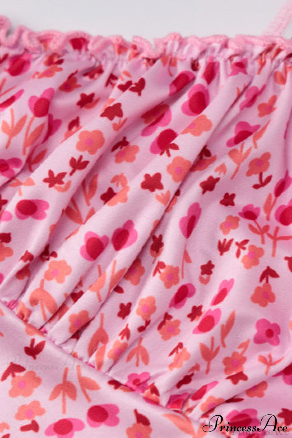 Flowy Spaghetti Strap Floral Dress