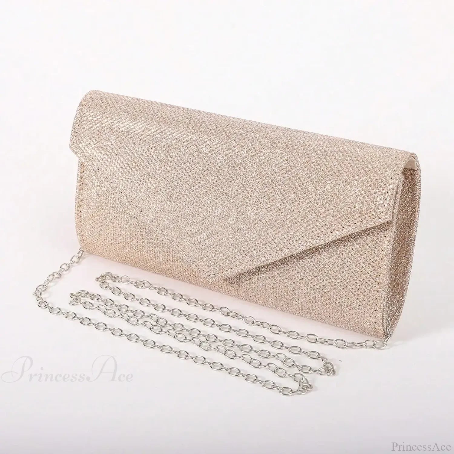 Glitter Envelope Evening Clutch Women’s Day Wedding Party Crossbody Bag Champagne clutchbag-250126