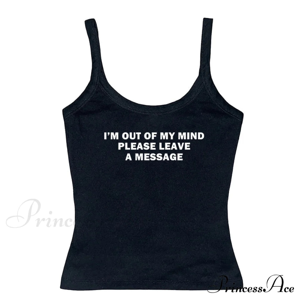 Graphic Text Cami Top - Free From Label