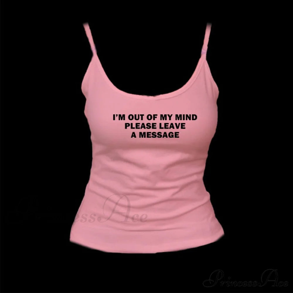 Graphic Text Cami Top - Free From Label