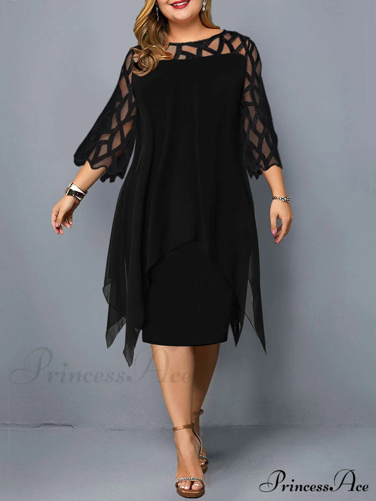 Heart-Shaped Charming Pendant Earrings Black / L Dresses