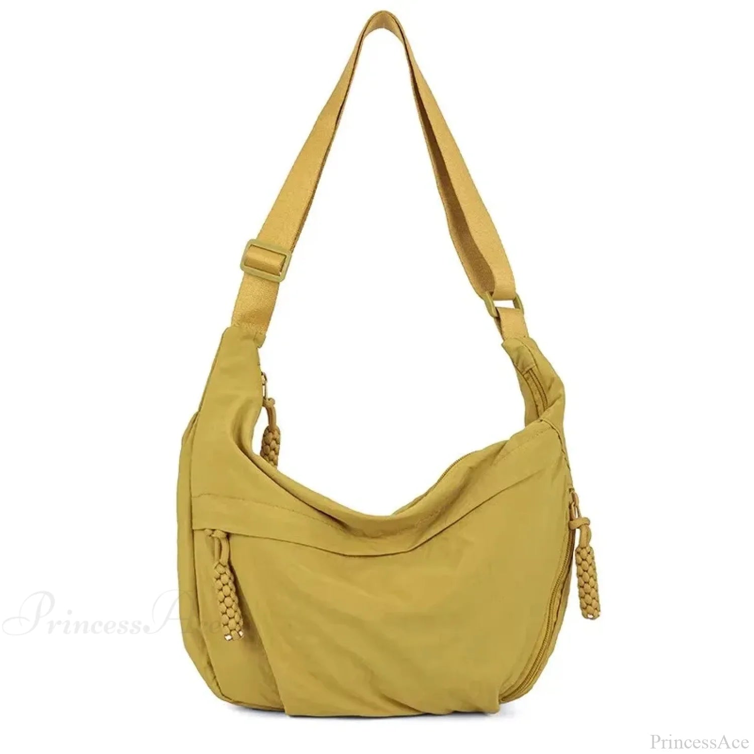 High Capacity Nylon Crossbody Messenger Yellow crossbody-250126