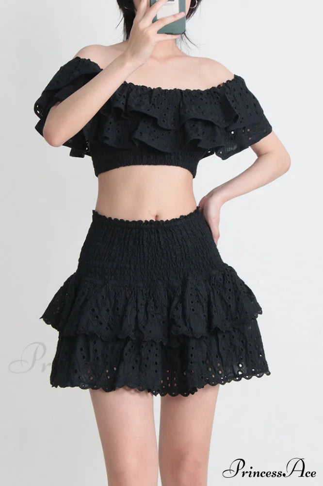 Jessica Bara Stylish Vanessa Ruffle Set