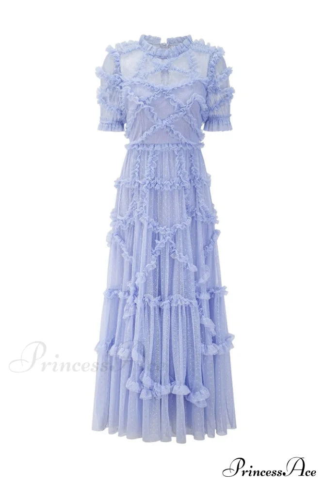 Kinley Ruched Ruffle Hem Maxi Dress | Dress In Beauty