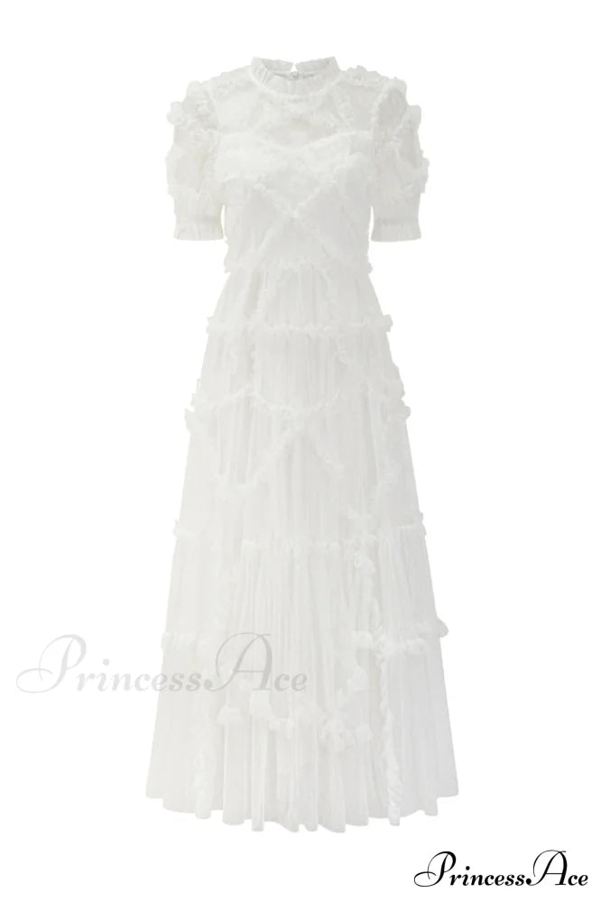 Kinley Ruched Ruffle Hem Maxi Dress | Dress In Beauty