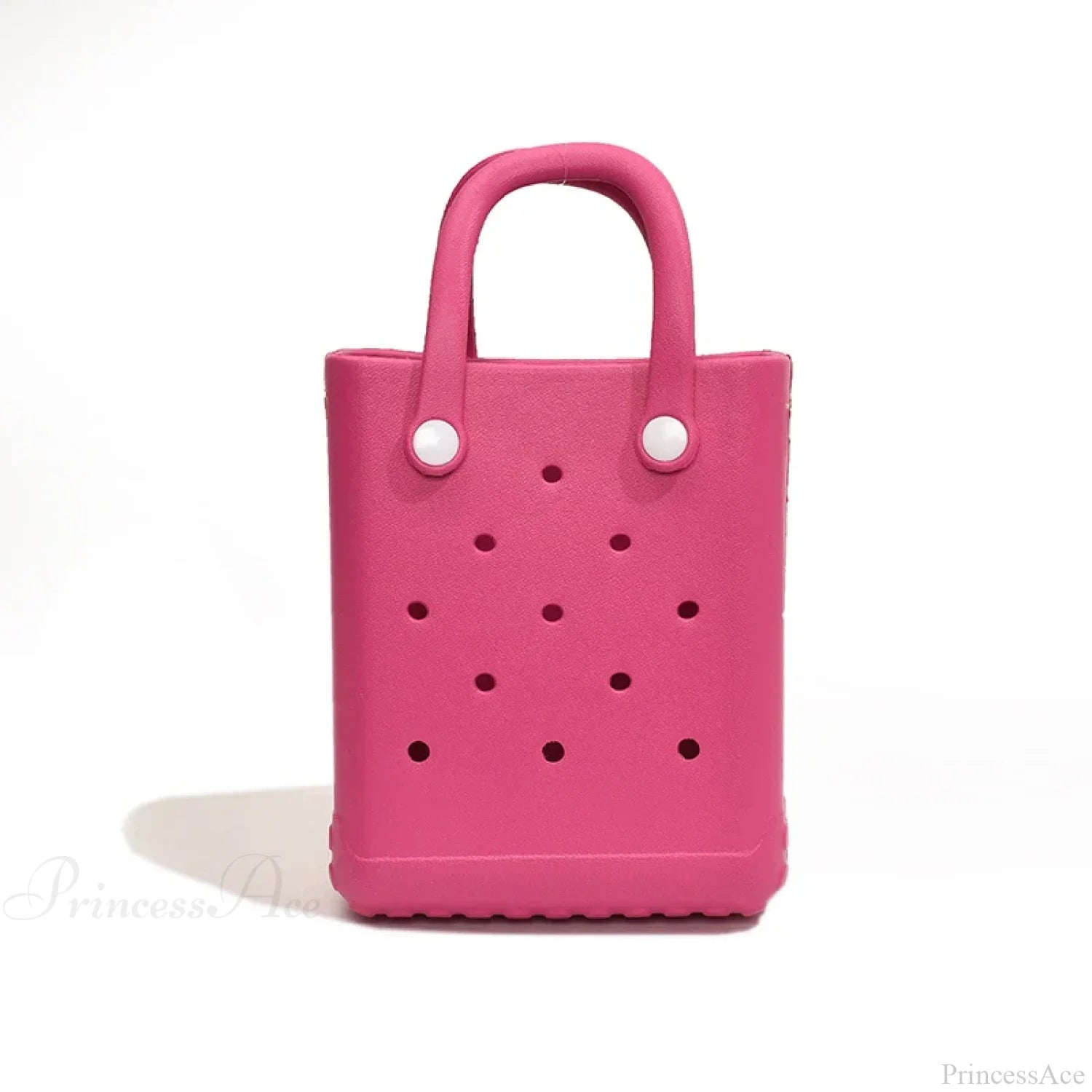 Lightweight Travel Beach Handbag Shoulder Bag for Women Hot Pink / (20cm handbag-250126