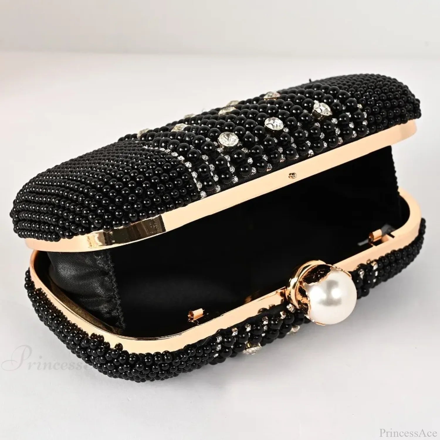 Luxury Diamond Pearl Beaded Evening Wristlet 20cm / As picture wristlet-250126