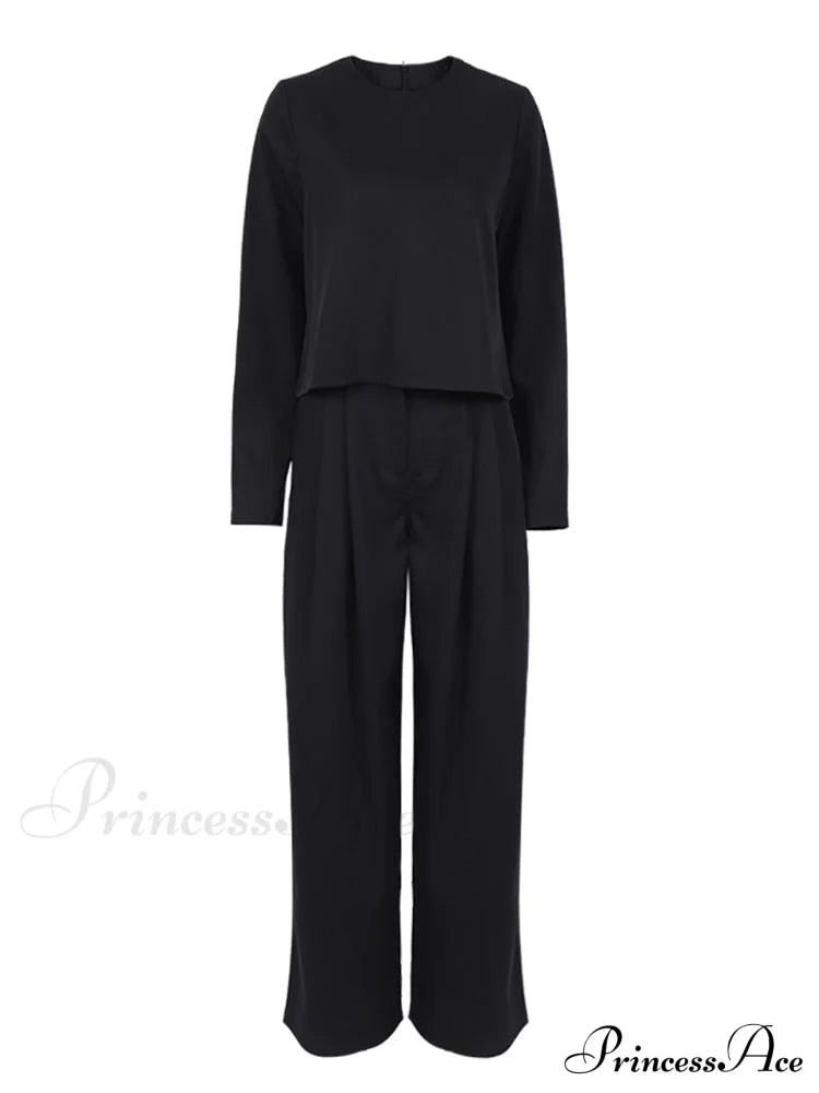 Madison Elegant Co-Ord Set Black Set / S