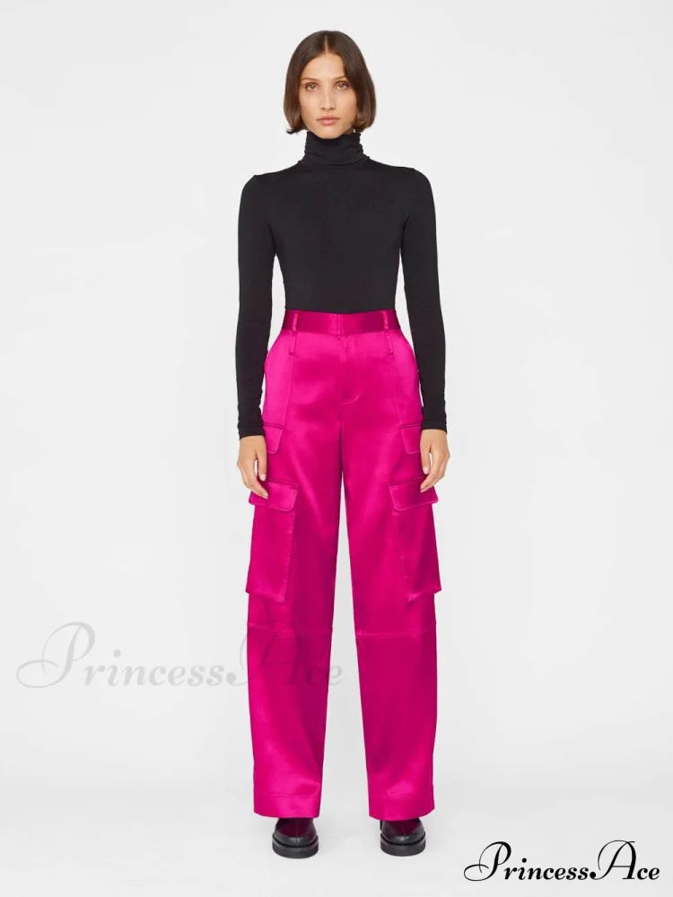 Magenta Blazer Stylish And Pants Set