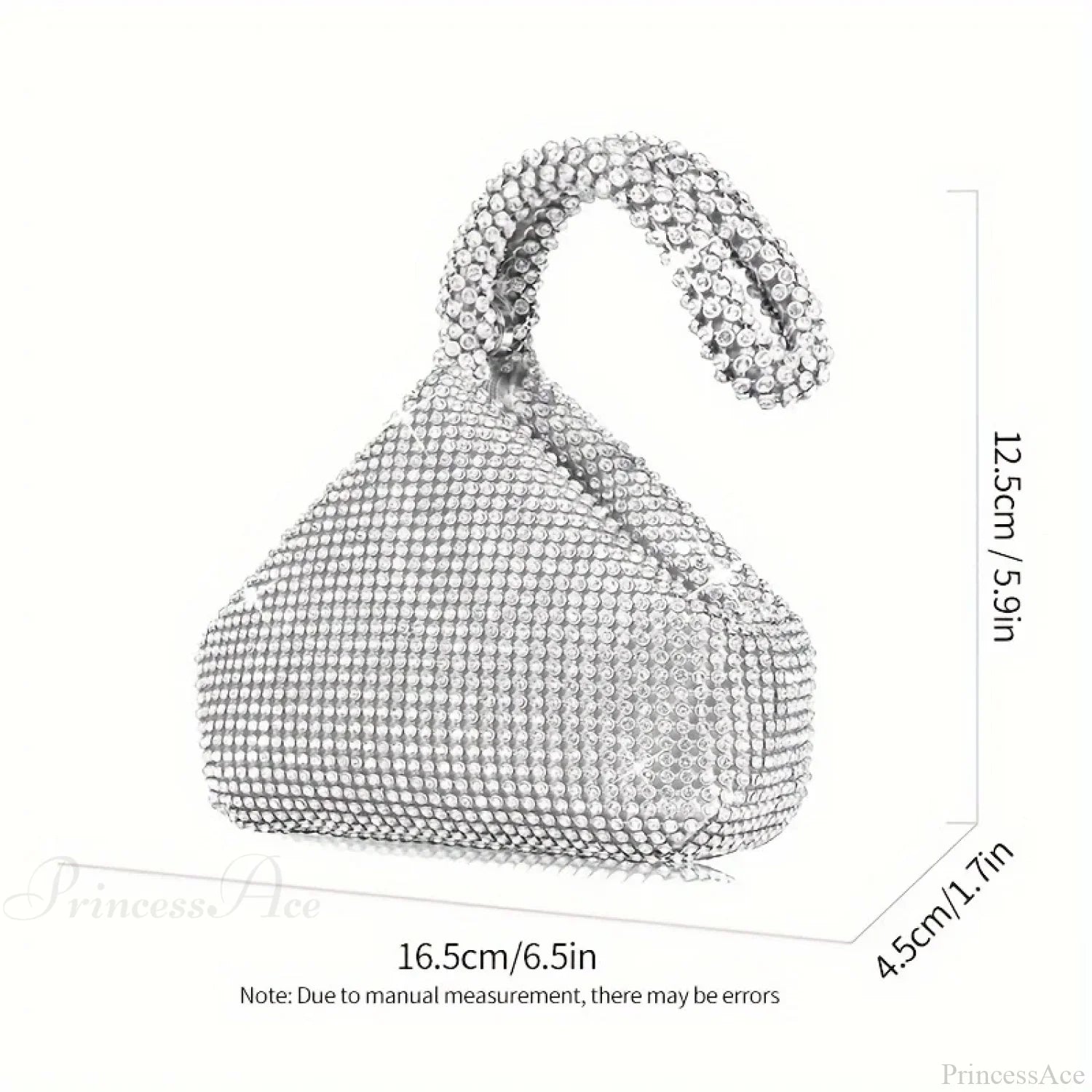 Mini Glitter Rhinette Evening Wristlet wristlet-250126