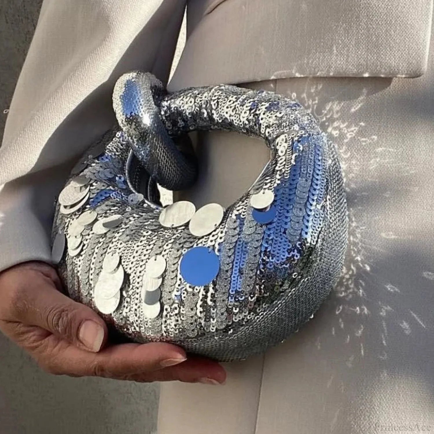 Mini Half Moon Evening Clutch Wristlet wristlet-250126