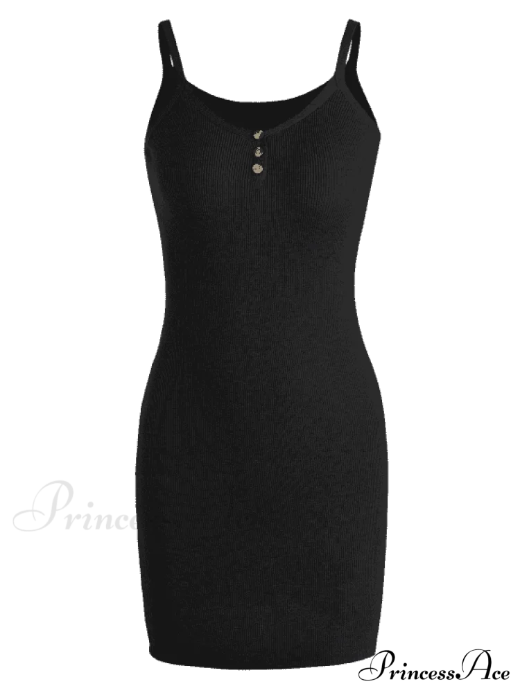 Mini Knitted Gown Fashion - Cami S / Gray Dresses