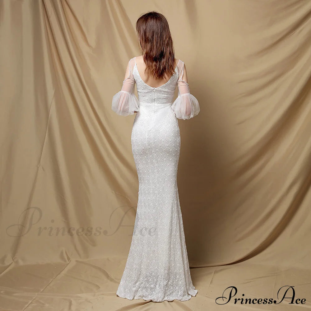 Quinn Sequin Scroll Charming Puff Sleeve Dress S.o. Long Dresses