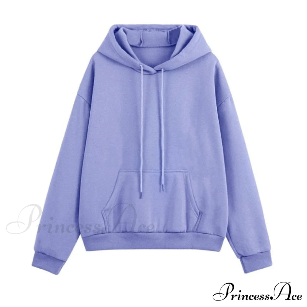 Set - Tracksuit Hooded Pants Fleece Women’s Color Solid Casual Sweatshirt Autumn/Winter And