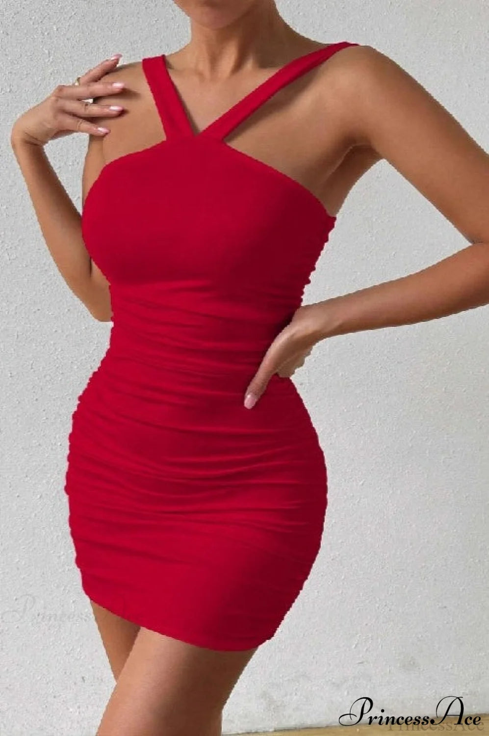 Sexy Crisscross Strap Bodycon Party Dress
