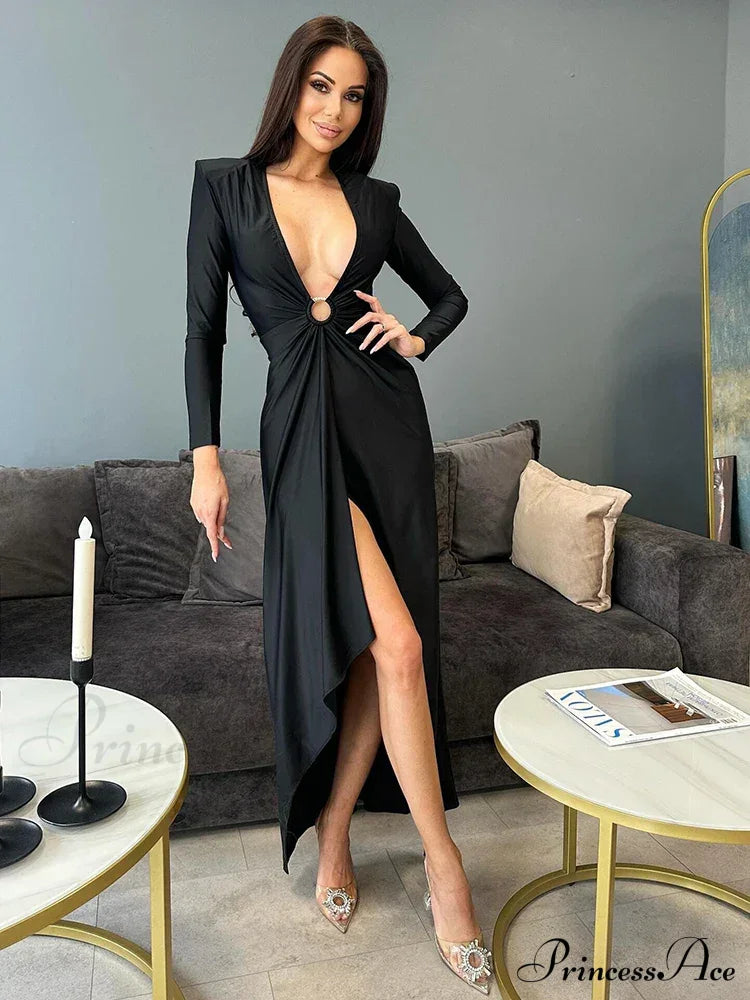 Sharlot Elegant Maxi Dress