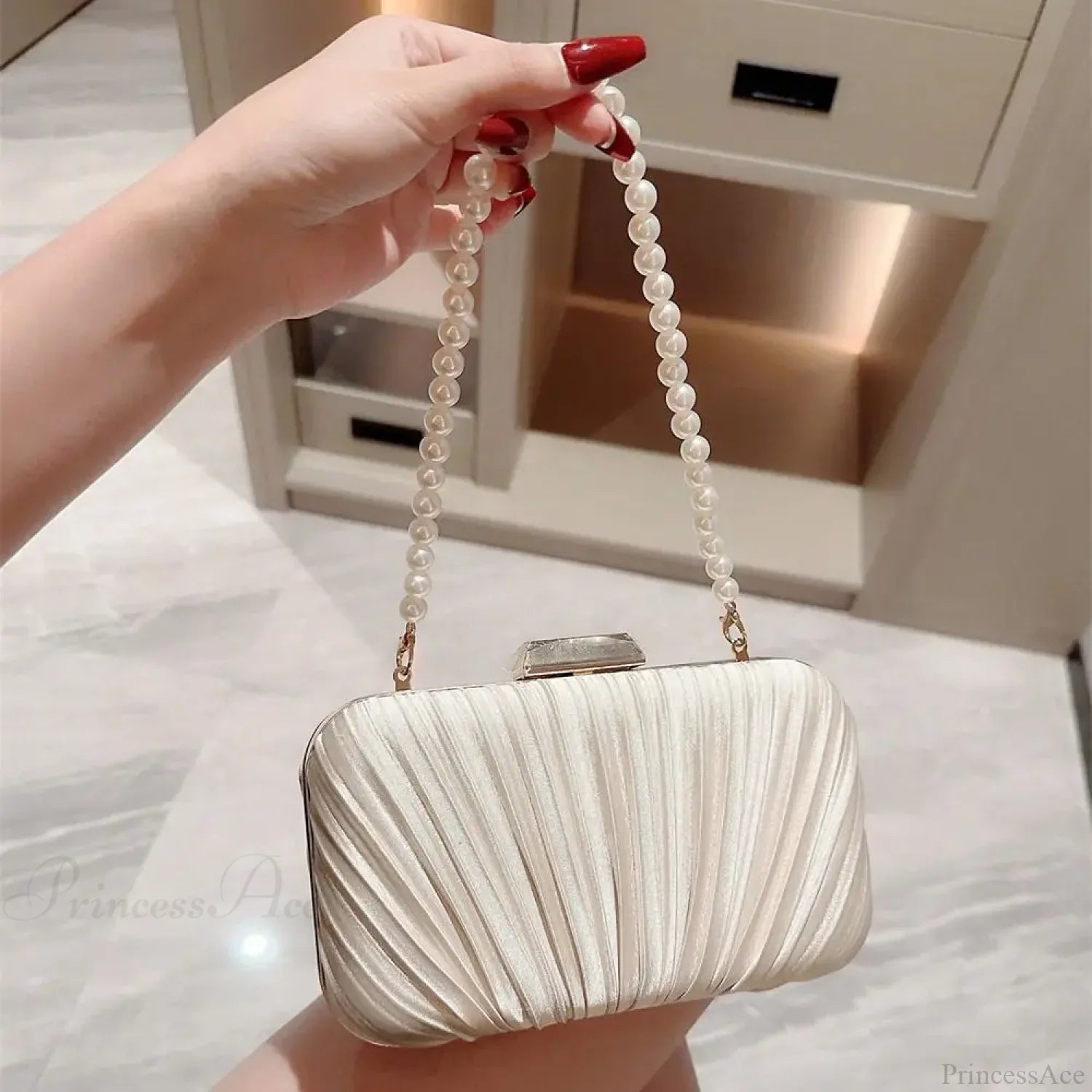 Silk Evening Bag Elegant Fashion Banquet Clutch Bag clutchbag-250126