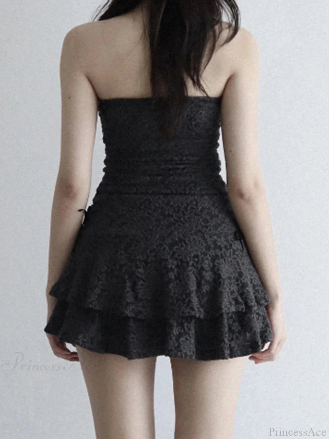 Sleeveless Mesh Cocktail M Dress